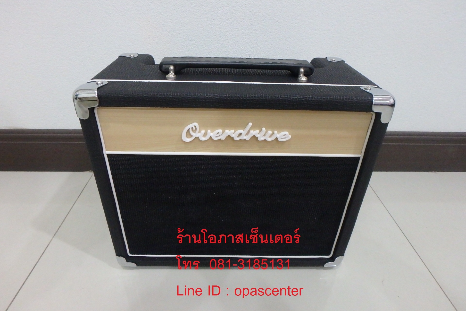 ตู้แอมป์กีต้า Overdrive รุ่น MG-10 สีดำ ลายคลาสิค ของใหม่ เสียงดี