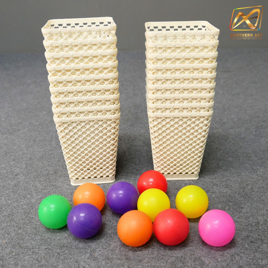 เช่าตู้เกมส์โยนบอลลงตะกร้า ขนาด (W) 80 x (L)76 x (H)163 cm. พร้อมลูกบอล 10 ลูก (คละสี)