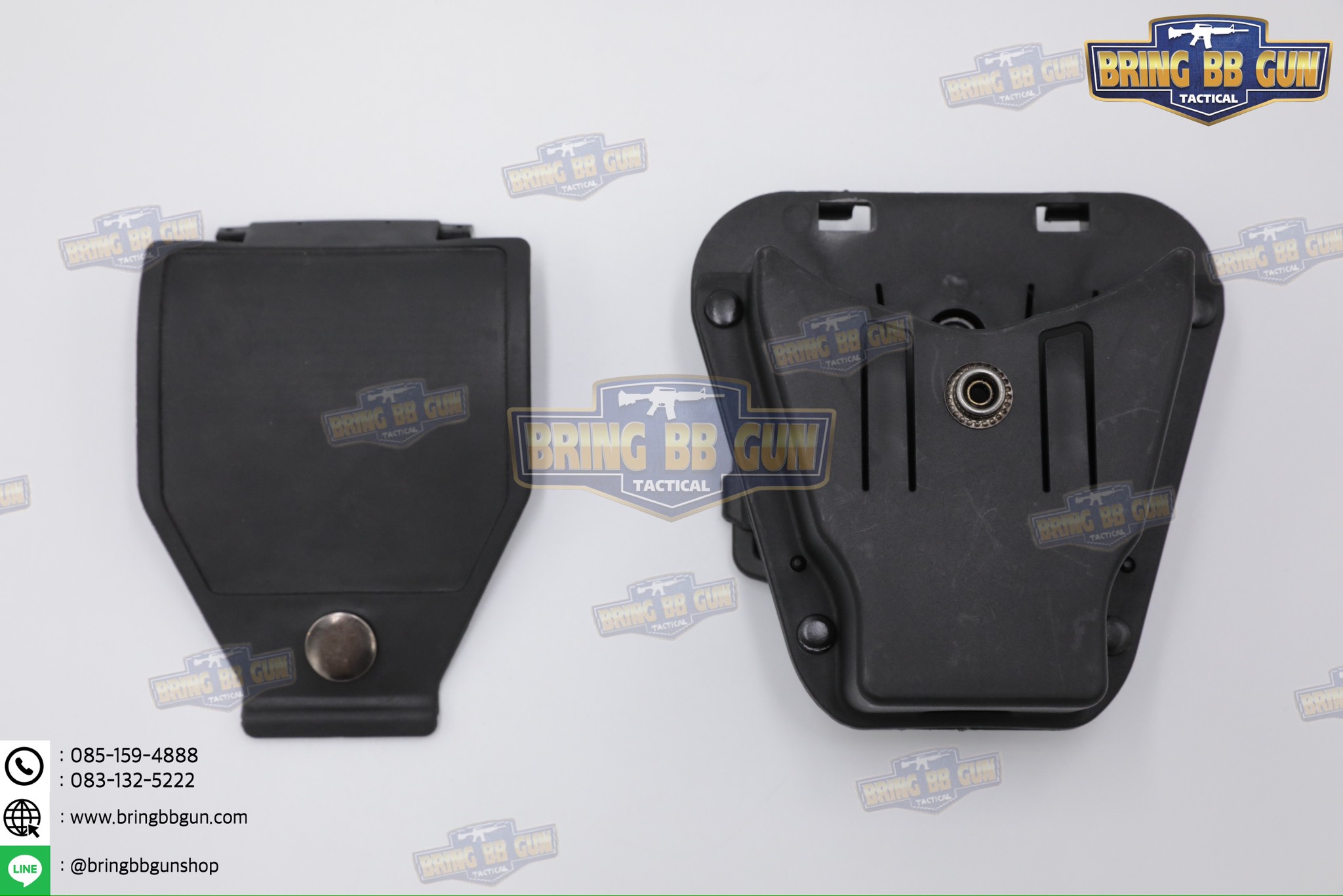 ซองกุญแจมือแบบมีฝาปิด Polymer (Handcuff Pouch) (Handcuff case)