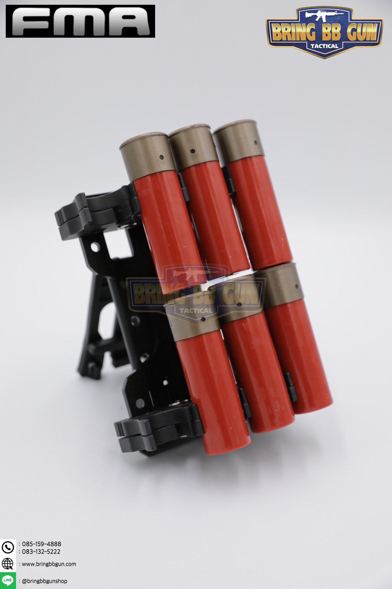 จิงโจ้ใส่กระสุนลูกซอง 8 นัด (แผงกระสุนลูกซองจิงโจ้โหลดเร็ว 8 นัด) ยี่ห้อ FMA รุ่น บอดี้อลูมิเนียม FMA Pratical 8Q shotshell Carrier（CNC)
