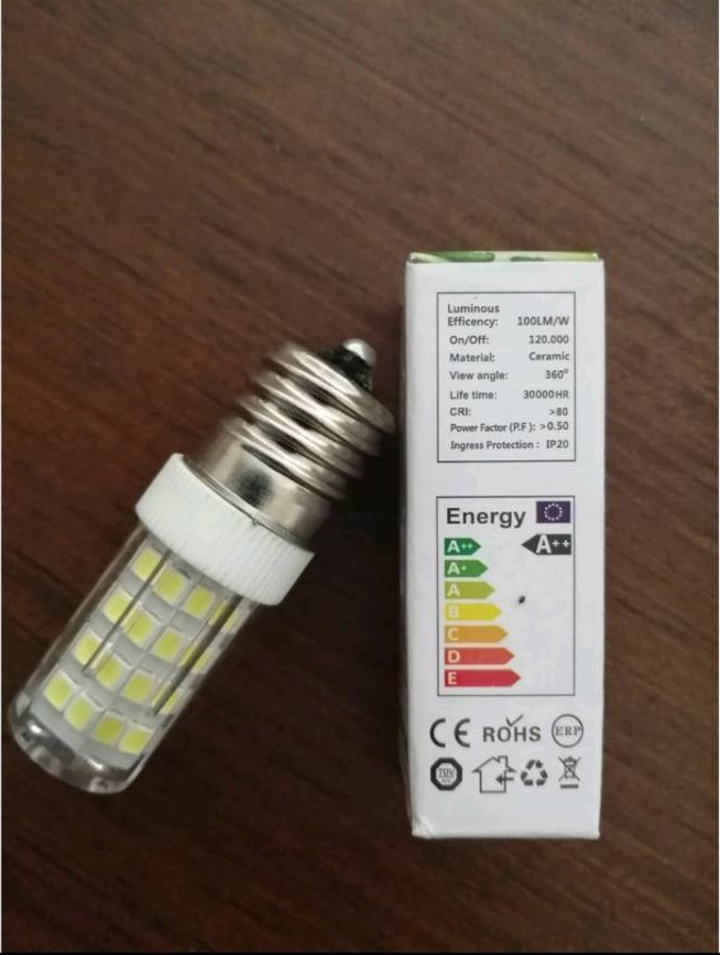 0000308 หลอดไฟ LED E 17 กลียวใหญ่ แสง สีขาว