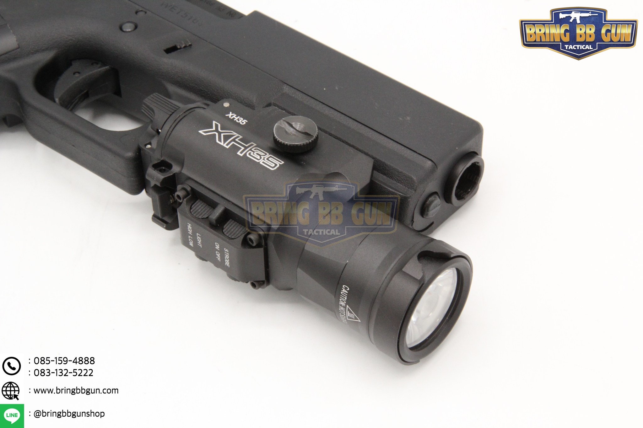 ไฟฉายติดปืนสั้น ยี่ห้อ Surefire รุ่น XH35