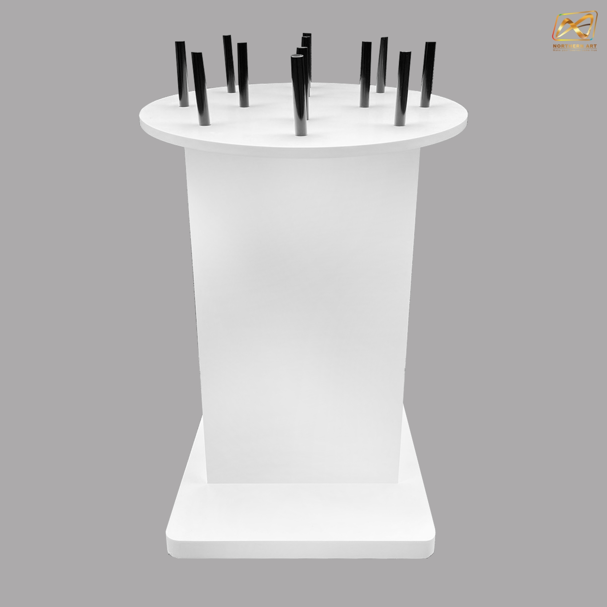 เกมส์โยนห่วง ฐานเหลี่ยม ขนาดแป้นกลม 80 ซม. สูง 110 ซม. พร้อมห่วงขนาด 5 อัน ไม่มีล้อ