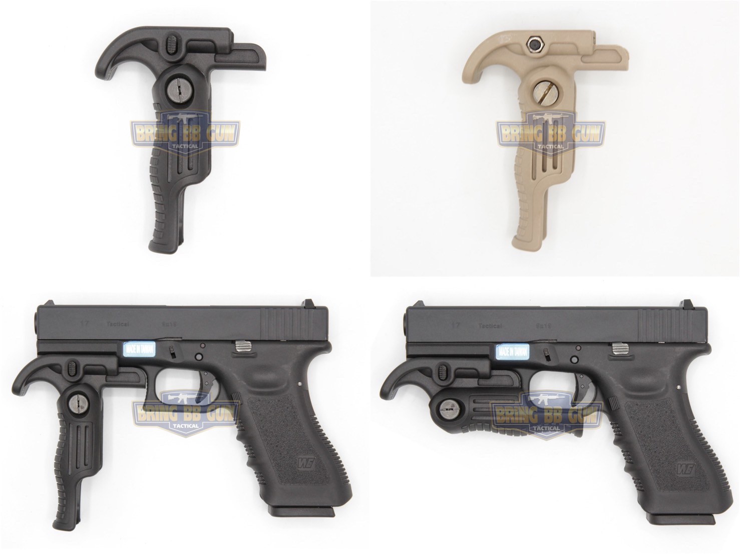 กริ๊ปมือหน้าพับติดปืนGlock