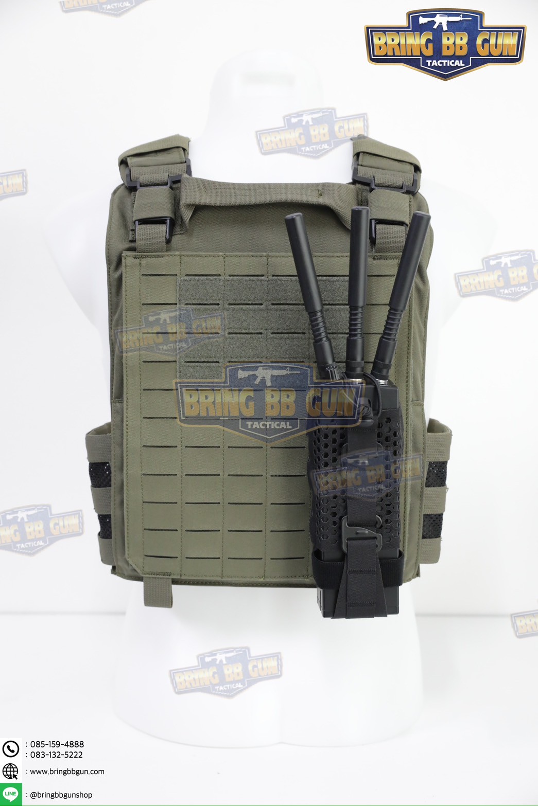 เพ้าวิทยุสื่อสารแบบผ้า Universal ทรงรังผึ้ง (ซองวิทยุสื่อสารแบบผ้า ปรับใส่ได้ทุกรุ่น) (ARC Hive Radio Pouch)