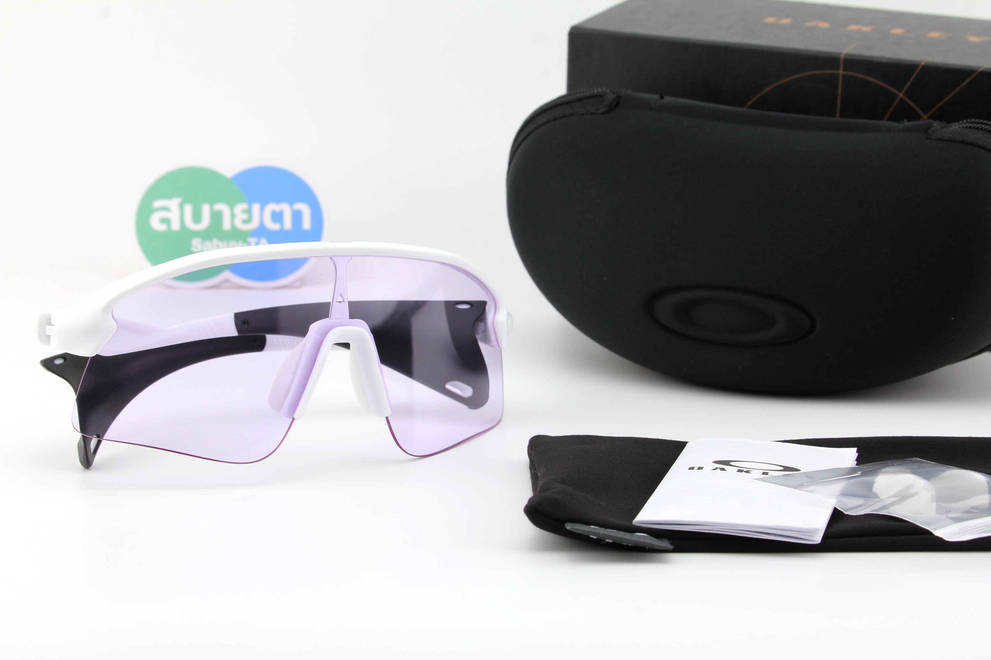 OAKLEY STUNT DEVIL S Matte White/Prizm Low Light OO9518-07