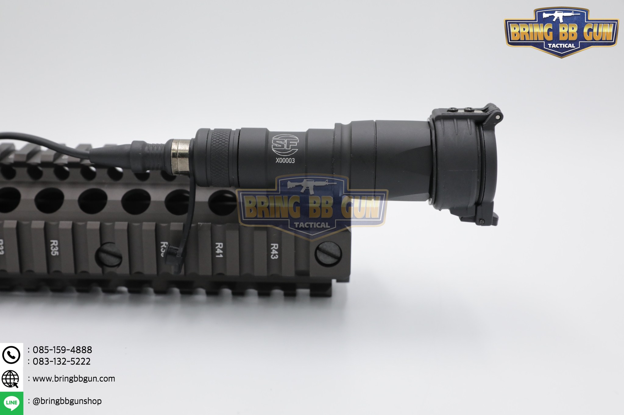 ฟิวเตอร์ IR สำหรับไฟฉาย Surefire M300 , M600 (Flashlight IR Filter For M300 , M600)