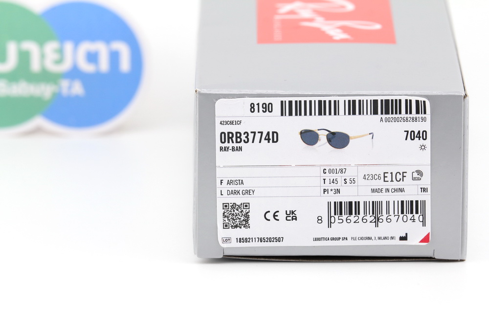 RayBan RB3774D 001/87