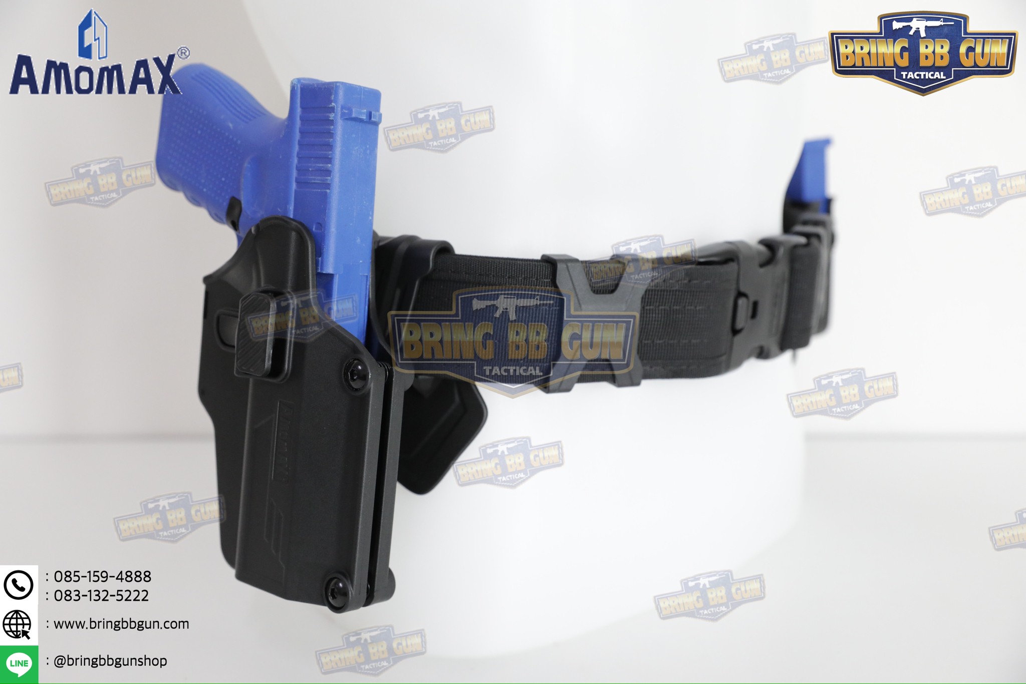 ซองปืนพกนอกปลดนิ้วชี้ Universal ยี่ห้อ Amomax รุ่น Per-Fit (ซองปืนพกนอกใส่ปืนได้หลายรุ่น)