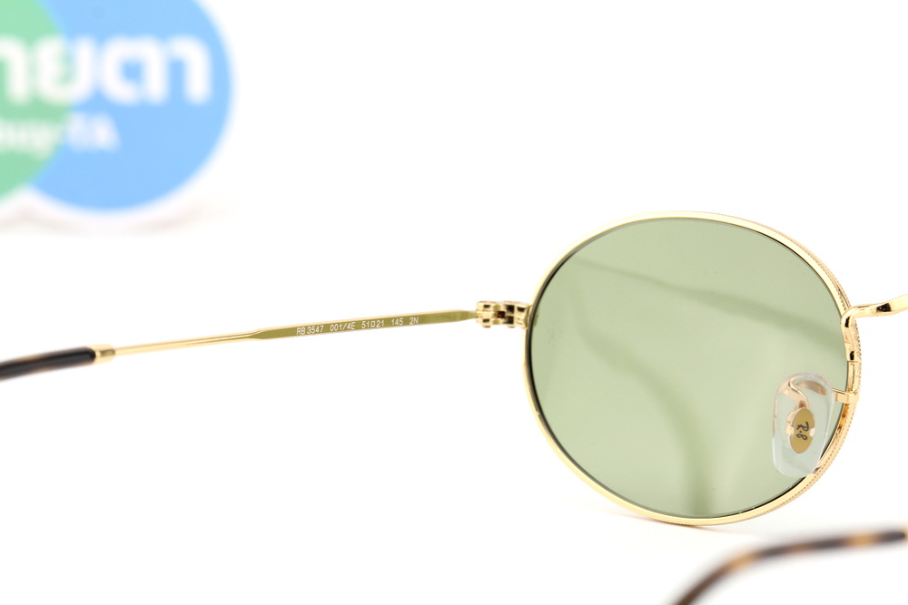RayBan Oval RB3547 001/4E (ทรงรี)