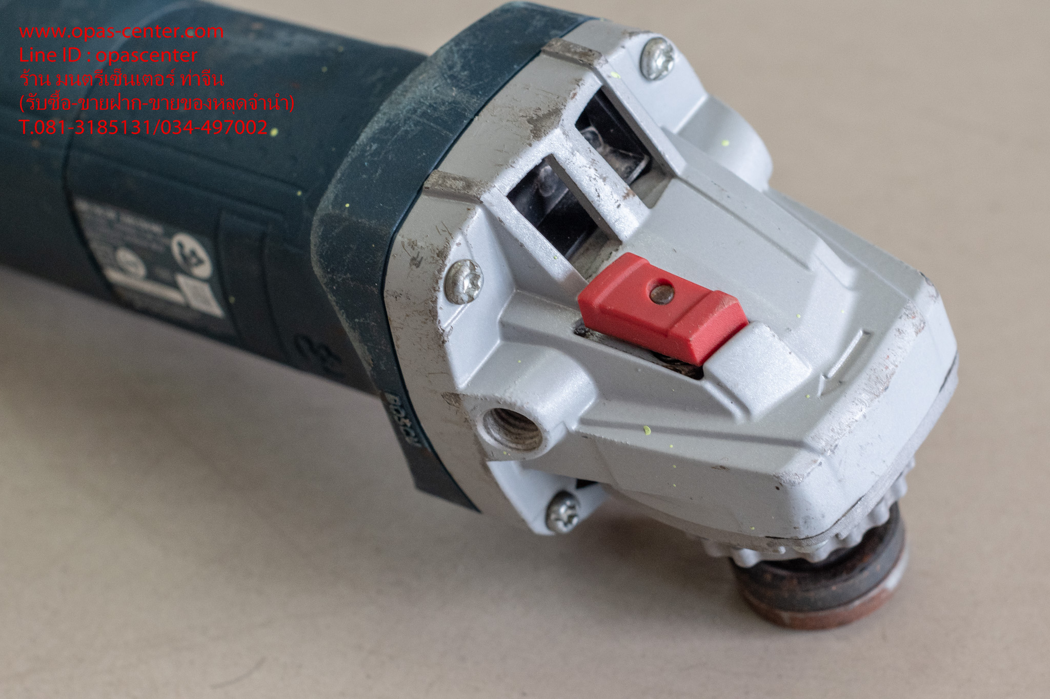 เครื่องเจียร์ BOSCH GWS 750-100 4 นิ้ว 750 วัตต์ ของแท้ มือสอง สภาพใหม่