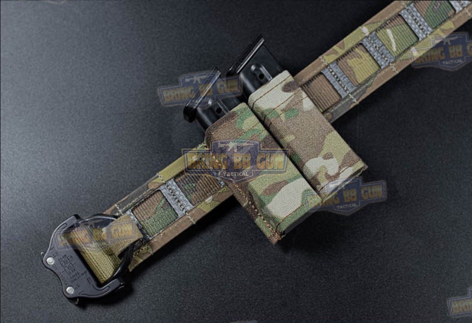 เพ้าแม็กกาซีนปืนสั้นแบบคู่ ทรง ESS รุ่น 9mm. (ซองแม็กกาซีนแบบคู่ ESS รุ่น 9mm.) (FAST 9mm. Double Soft Pouch)