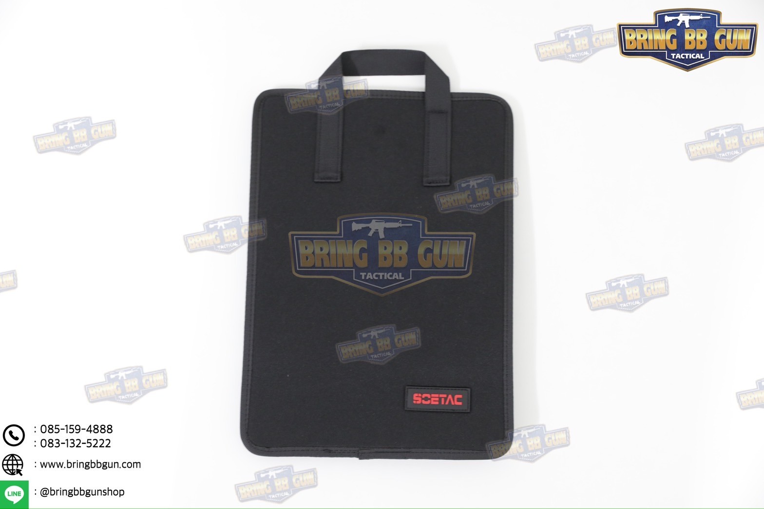 กระเป๋าเป้สะพายหลังอเนกประสงค์ สำหรับยิงปืน ยี่ห้อ Soetac (กระเป๋าสำหรับนักแข่งยิงปืน) (กระเป๋าเก็บอุปกรณ์ + ปืนสั้น) (Tactical Backpack Wargame Pack)