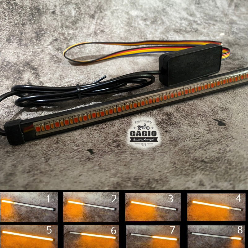 ไฟท้าย LED เส้น 30 ซม สีใส