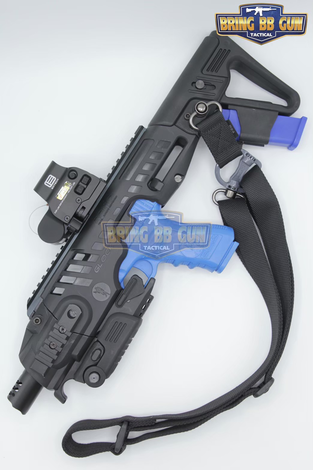 ชุดสุดคุ้ม Roni Gen 2 + เรทดอท + สายสะพายปืน ชุดประกอบปืนสั้น Roni Gen 2 (Glock) สำหรับปืนGlock17/18/19/22/23/25/26/31/32 (Toy Version)