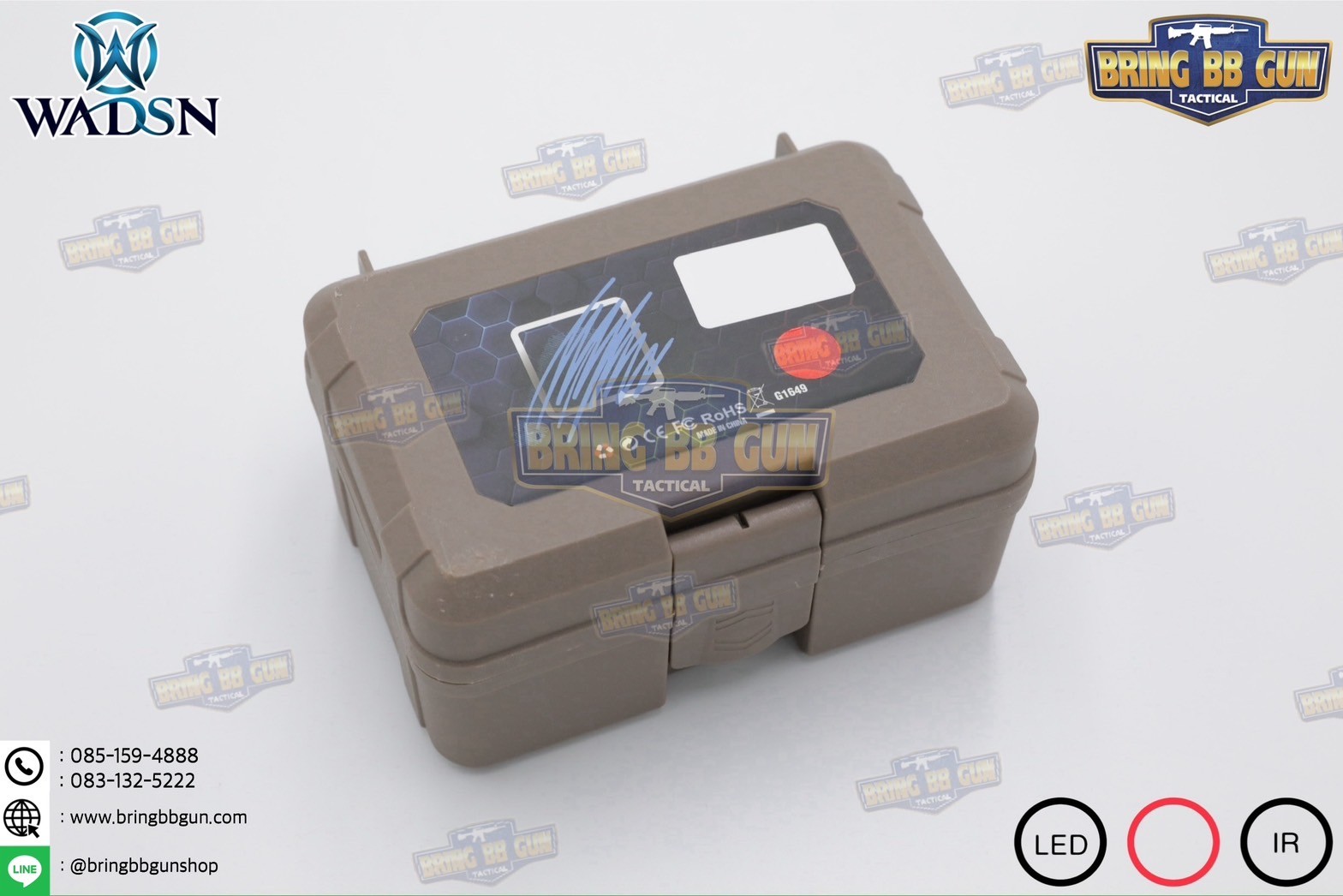 กล่อง Eo-tech OGL ยี่ห้อ WADSN รุ่น พลาสติก (เลเซอร์ชี้เป้าสีแดง) (OGL) (EOTECH OGL) (ON-GUN-LASER)