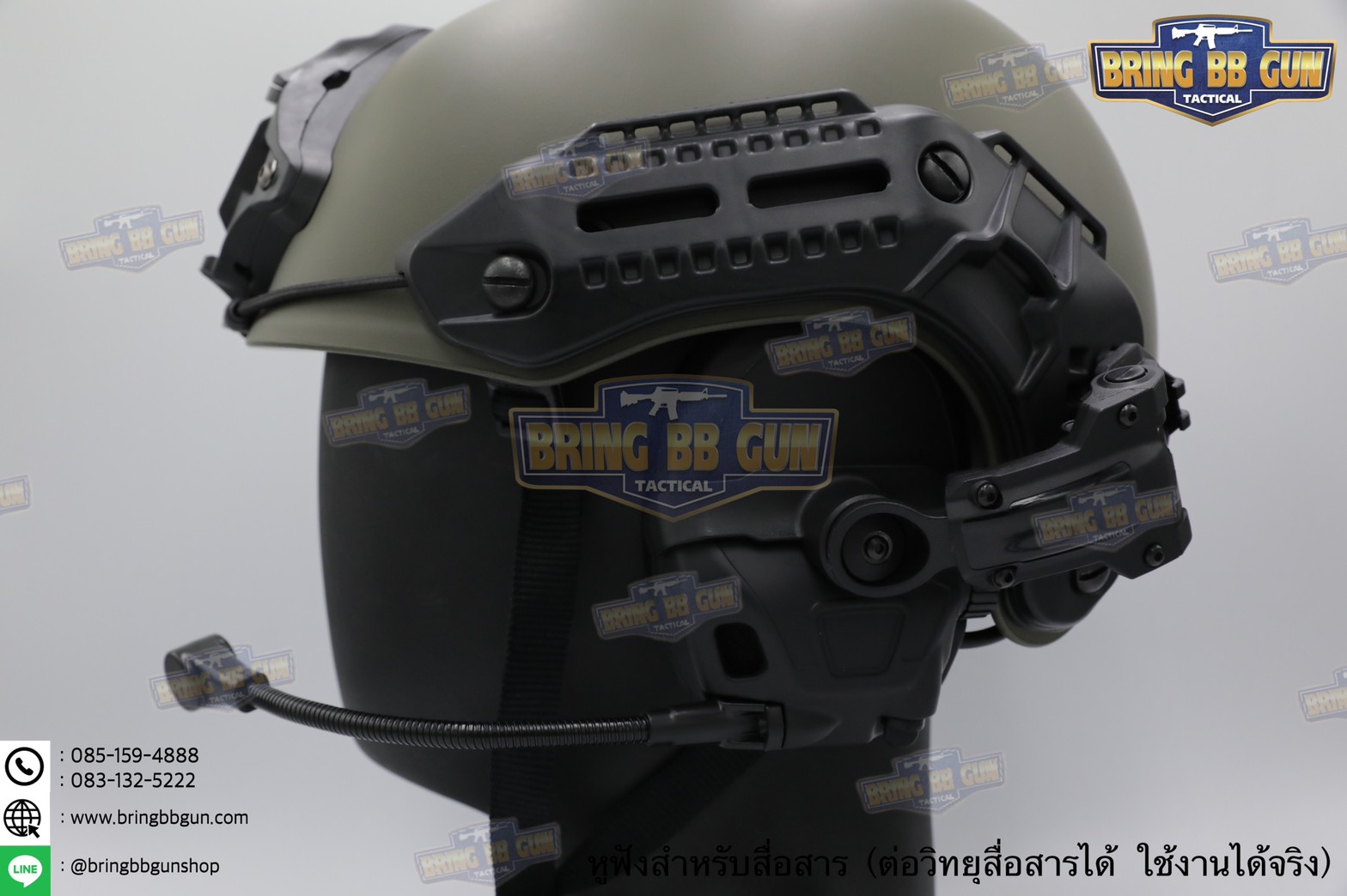 หูฟังสื่อสาร ทรง Ops-Core AMP (FCS AMP tactical communication shooting headset) (AMP)