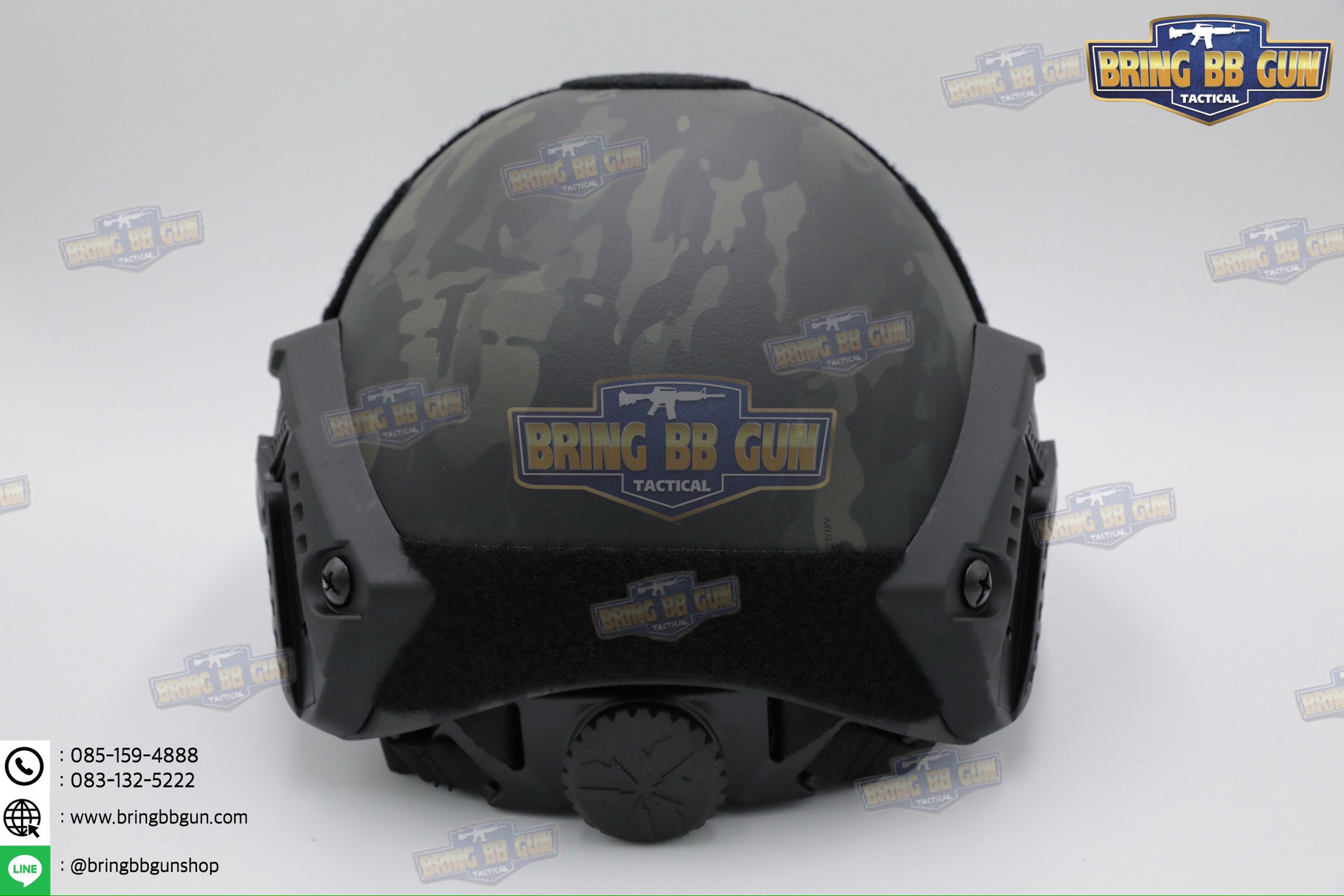 หมวก Fast ปรับท้ายทอยได้(หมวกฟาส) (Fast Helmet MH type) รุ่น Upgrade Version No holes ปรับรัดท้ายทอย