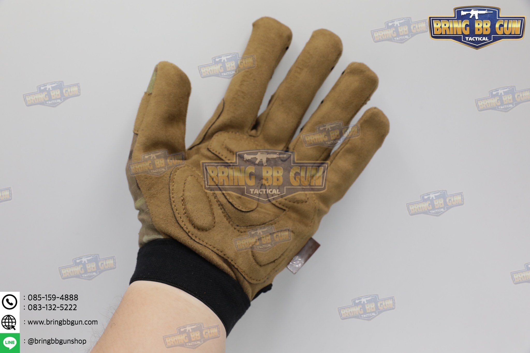 ถุงมือเต็มนิ้ว ยี่ห้อ Emerson รุ่น Tactical Lightweight Camouflage Gloves (Tactical Gloves)