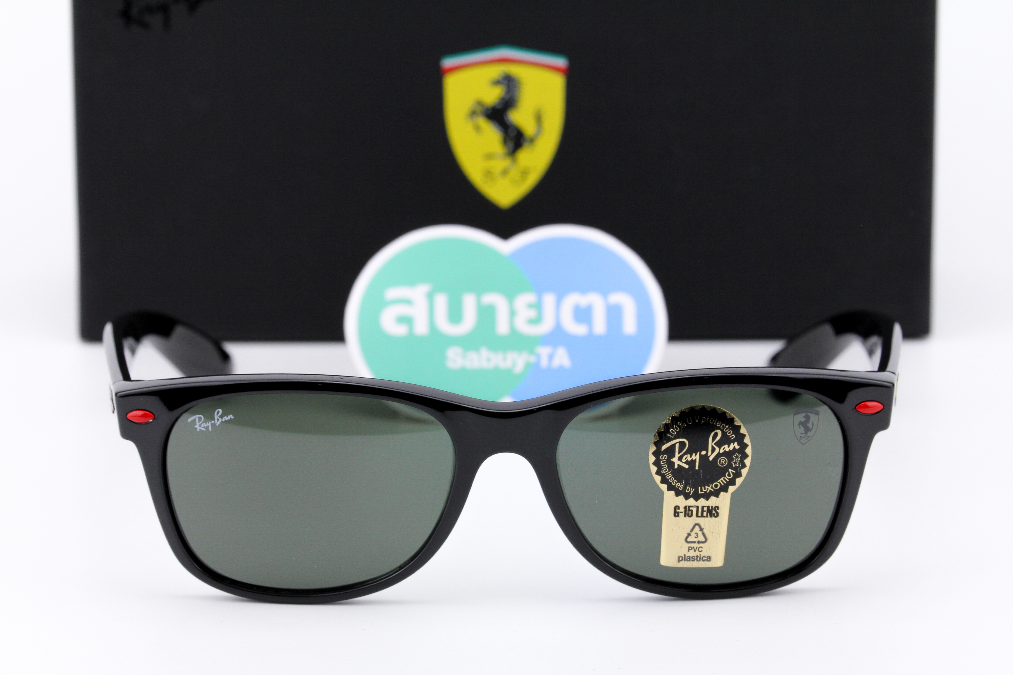 RayBan New Wayfarer Ferrari Collection RB2132M F60131