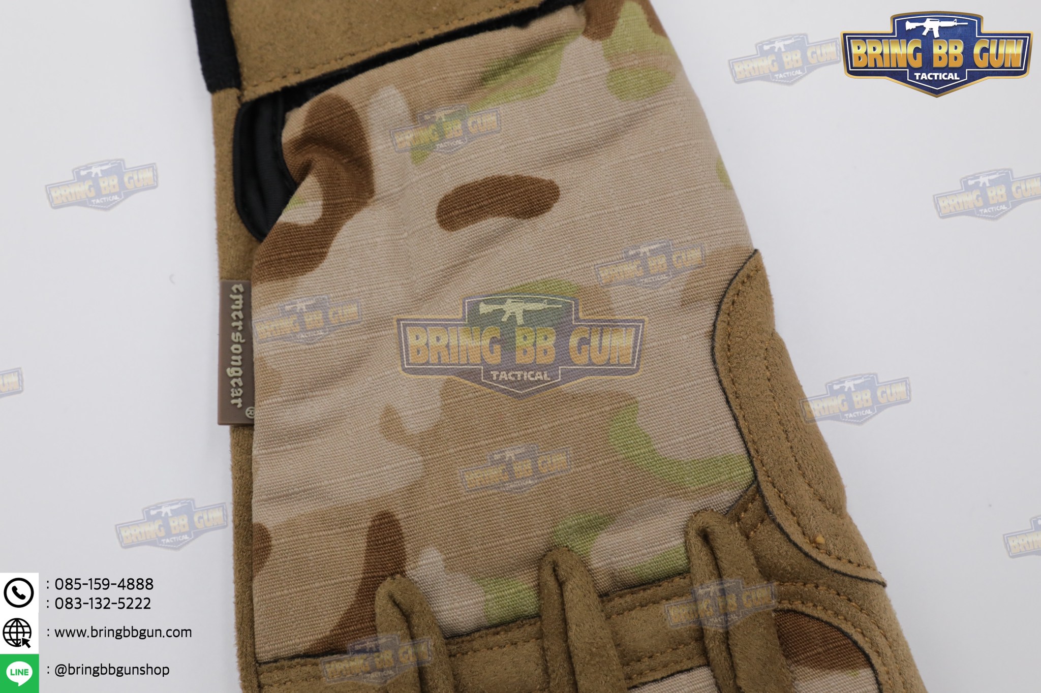 ถุงมือเต็มนิ้ว ยี่ห้อ Emerson รุ่น Tactical Lightweight Camouflage Gloves (Tactical Gloves)