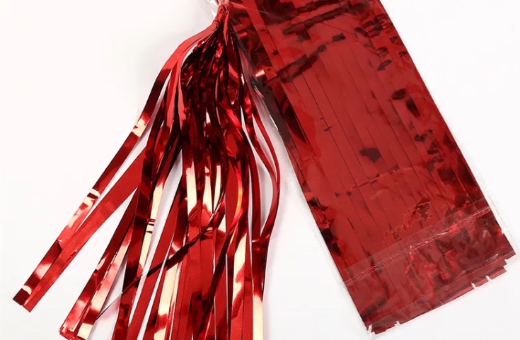 พู่ลูกโป่งเมทัลลิก : 5 ชิ้นต่อแพ็ค