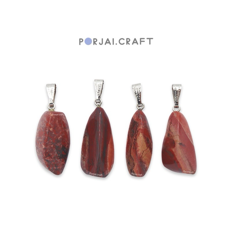 Rainbow Jasper Free Form Pendants จี้เรนโบว์แจสเปอร์