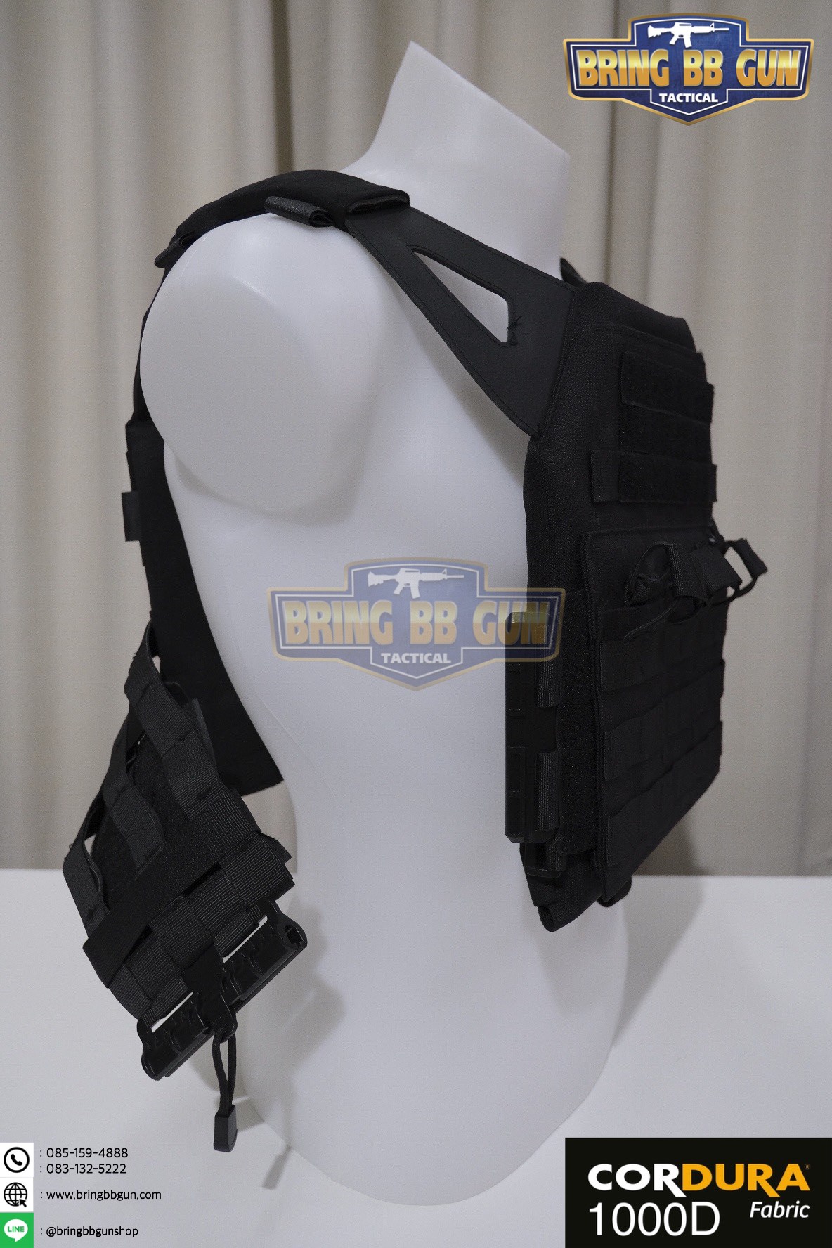เสื้อเวส รุ่นJPC ปลดไว เนื้อผ้า 1000D (Quick Release JPC Set)