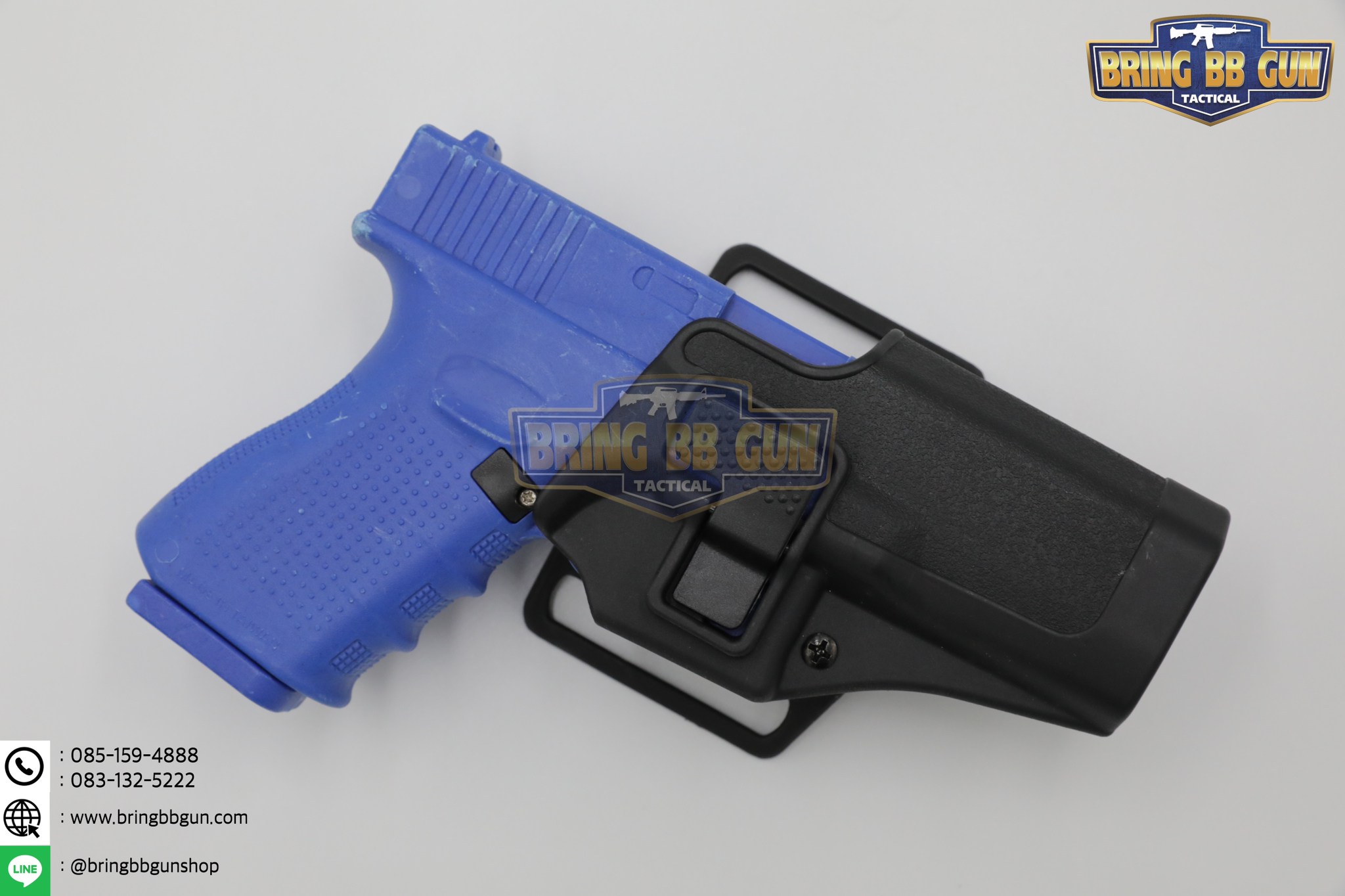 ซองปืนพกนอก ทรง Black Hawk รุ่น Glock19 สำหรับปืน : Glock 19/23/32/36