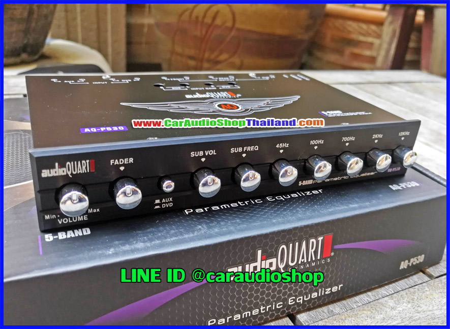 ปรีแอมป์ 5 แบนด์ คุณภาพ AUDIO QUART P530