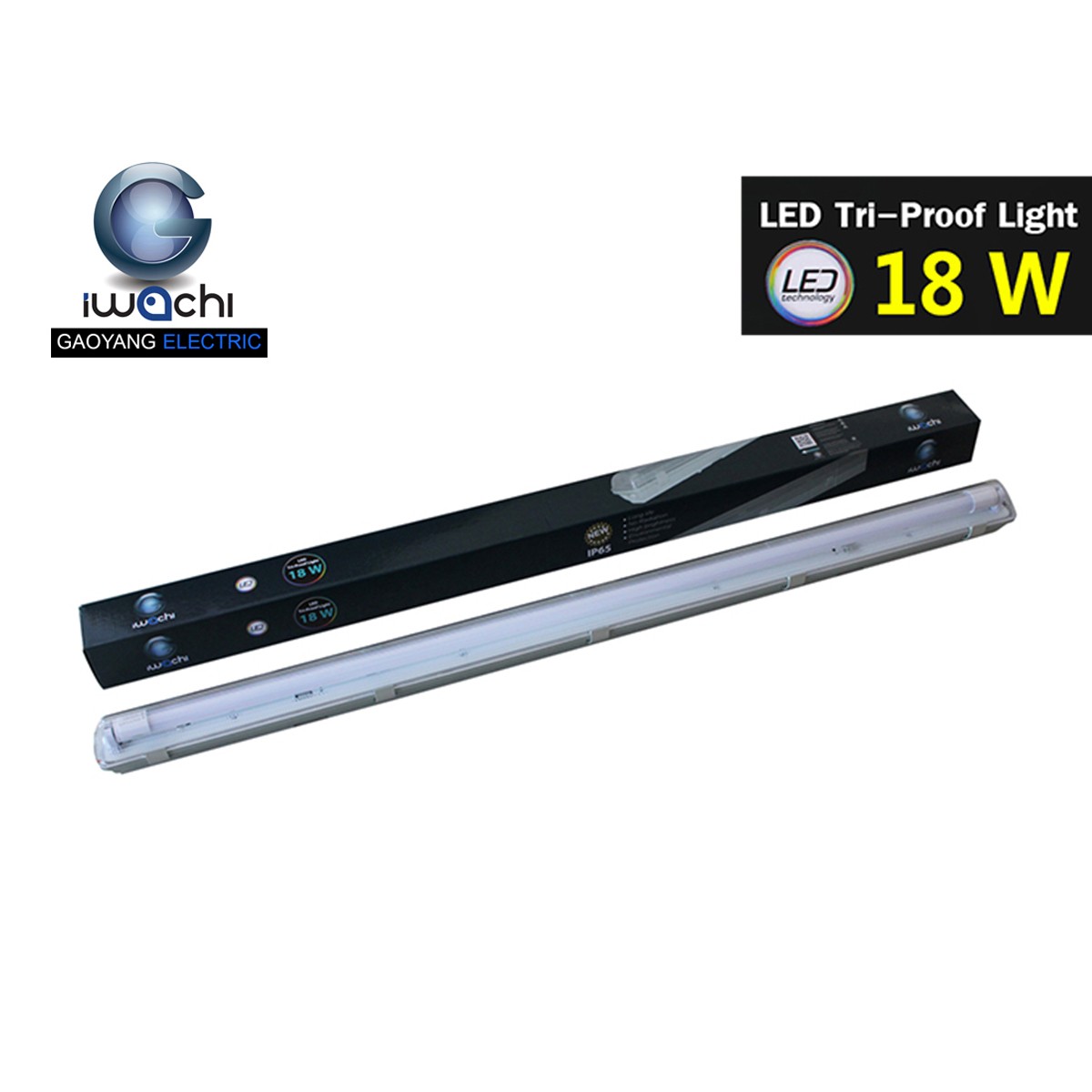 ชุดโคมไฟกันฝุ่น-กันน้ำ IWC-LED-TRI-PROOF-18W