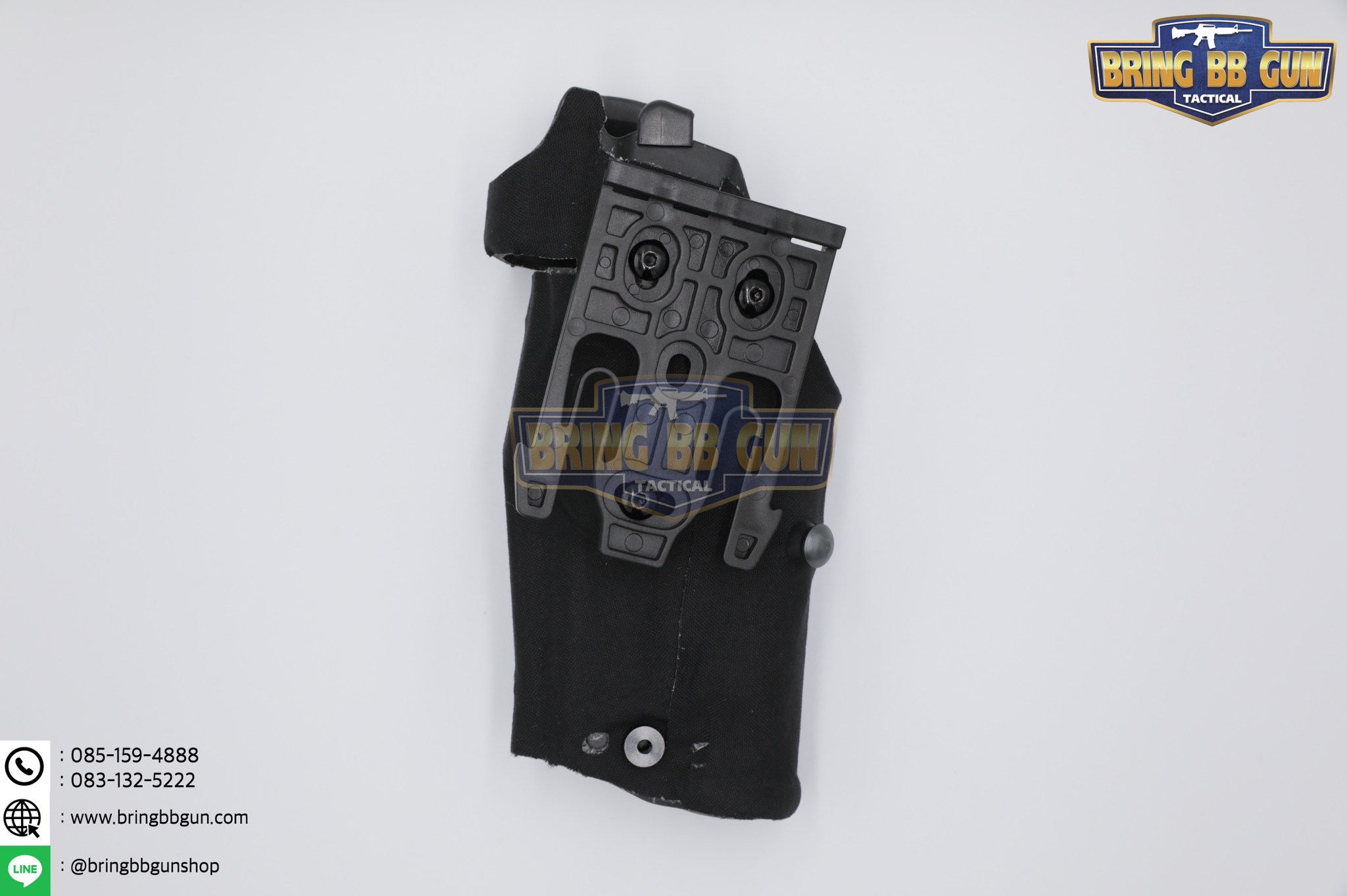 ซองปืนพกนอกปลดนิ้วโป้ง สำหรับGlock และ ไฟฉาย (Glock 17 + X300) ◼ มือขวา ◼