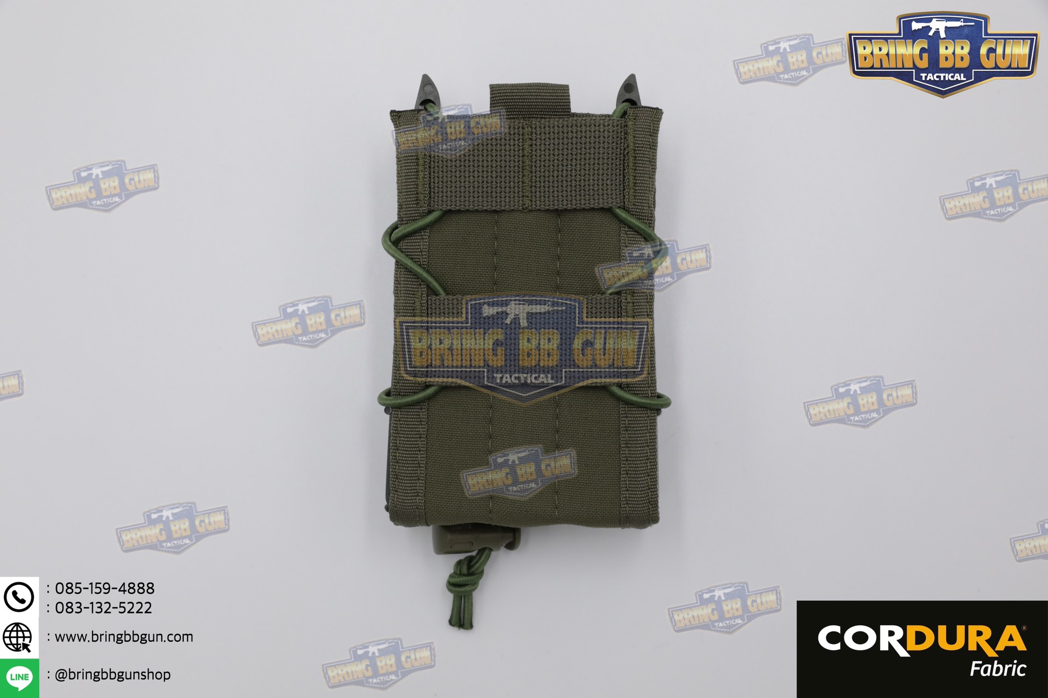 เพ้าแม็กกาซีน ทรง Tiger รุ่น 5.56 (ซองแม็กกาซีนเดี่ยวทรง TACO) (Tiger Type 5.56) (Tiger Type 5.56 Magazine Pouch) (Magazine Pouch)