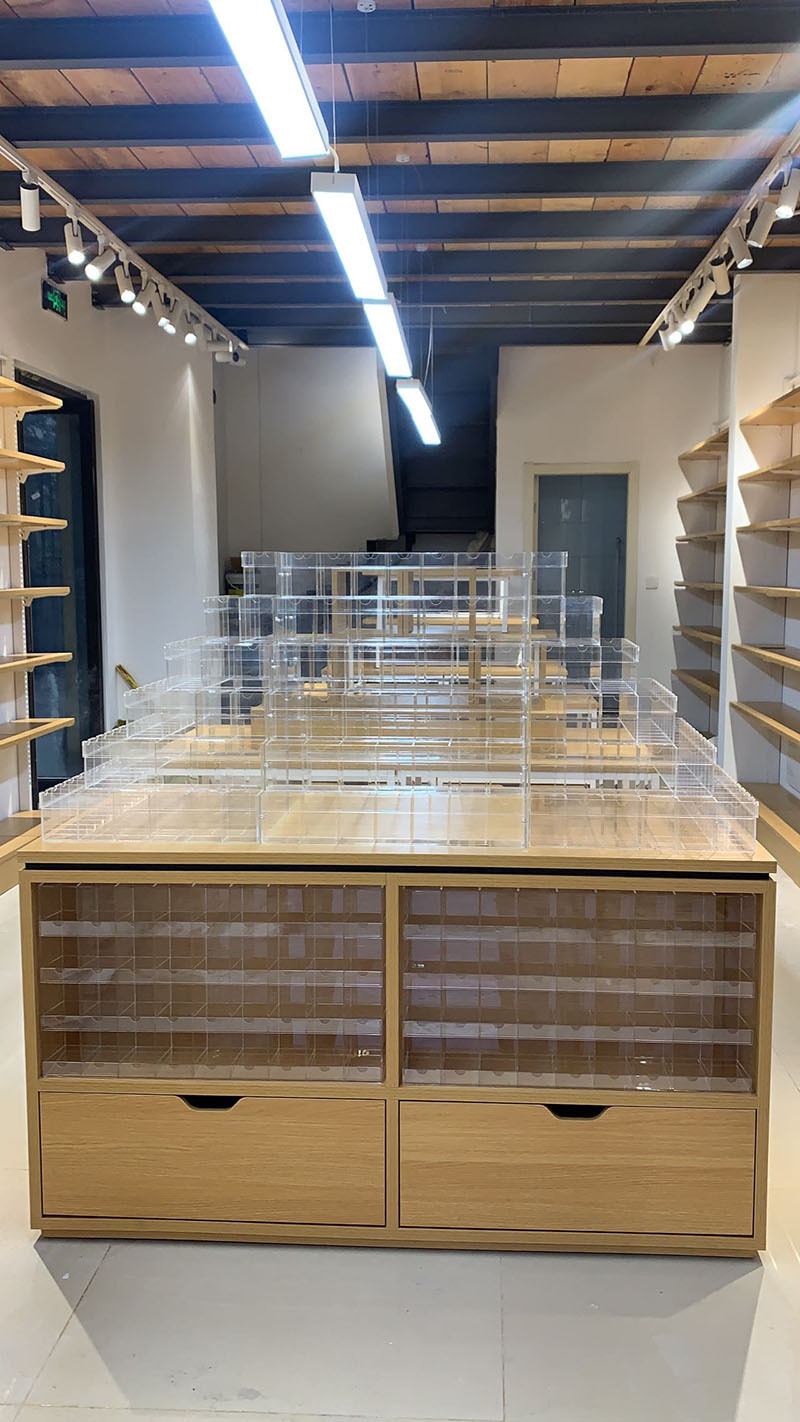 ปากกาพรีเมียม 10 ชั้นไม้ พร้อมกล่องอะคริลิค คอนโดจัดเก็บเครื่องเขียน โต๊ะวางปากกา ชั้นวางร้านเครื่องเขียน 10 ชั้น! ชั้นไม้ พร้อมกล่องอะคริลิค คอนโดปากกา กล่องเก็บเครื่องเขียน ที่วางปากกา