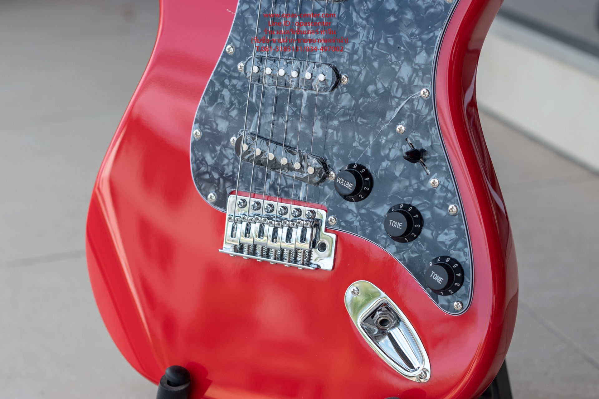 กีต้าร์ไฟฟ้า Century 3 แทค CE-38 ของใหม่ สีแดง เสียงดี งานสวย