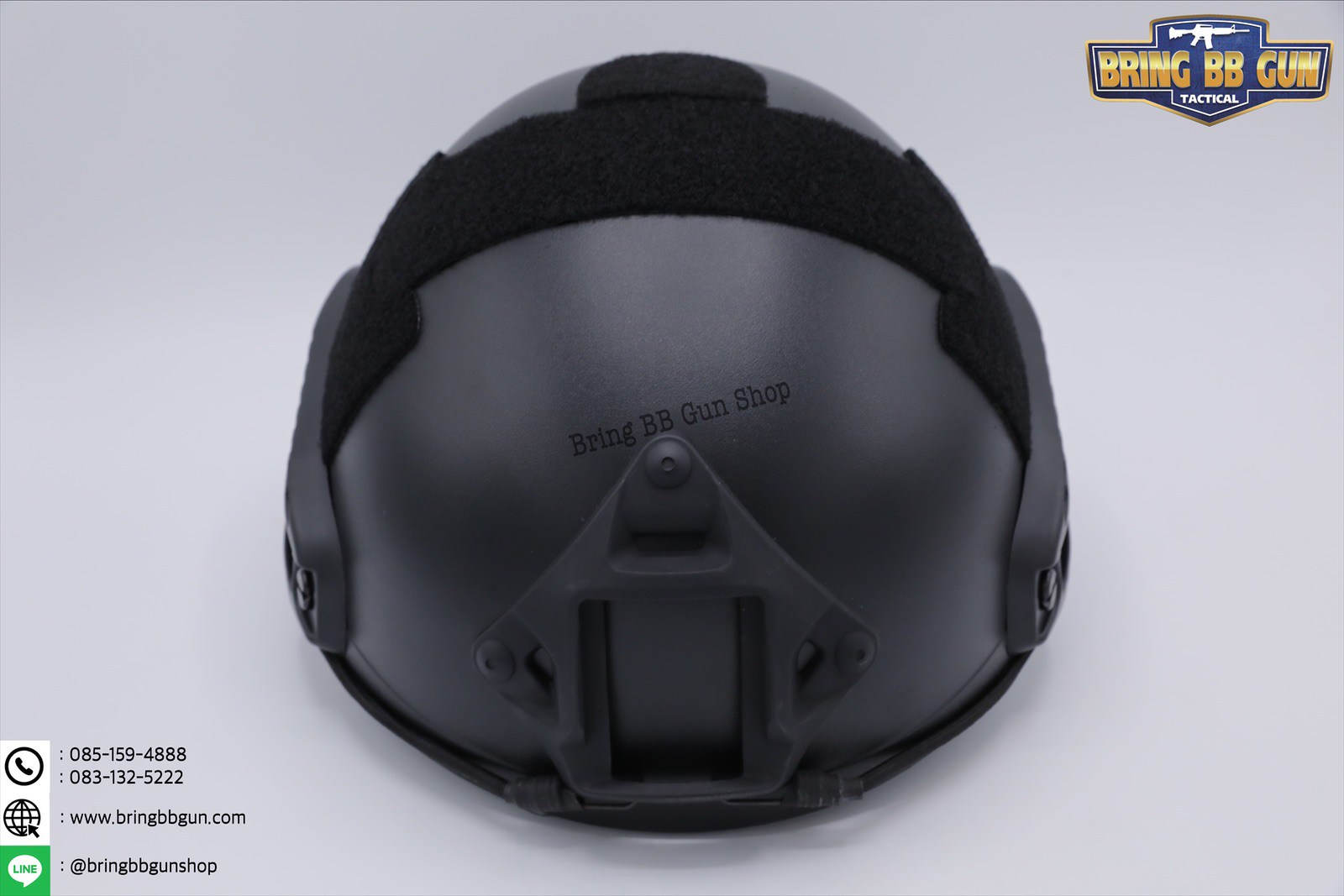 หมวกฟาสทรงเต็มใบ (Fast Helmet MH type) ยี่ห้อ Emerson รุ่น เลนส์กระจกทรงMH