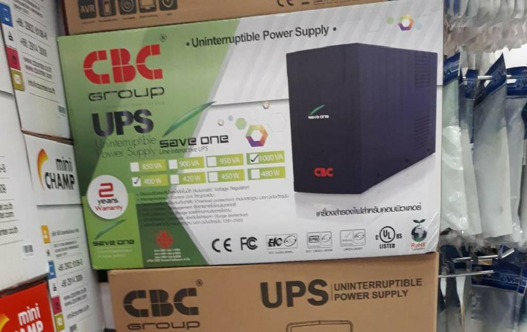 เครื่องสำรองไฟ PC คอมพิวเตอร์ 400w 1000VA