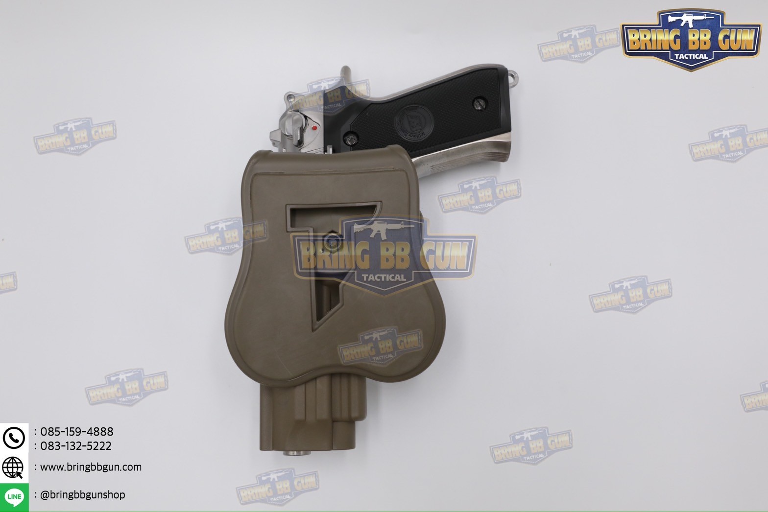 ซองปืนพกนอก ปลดนิ้วชี้ CT รุ่น Beretta 92 สำเนา