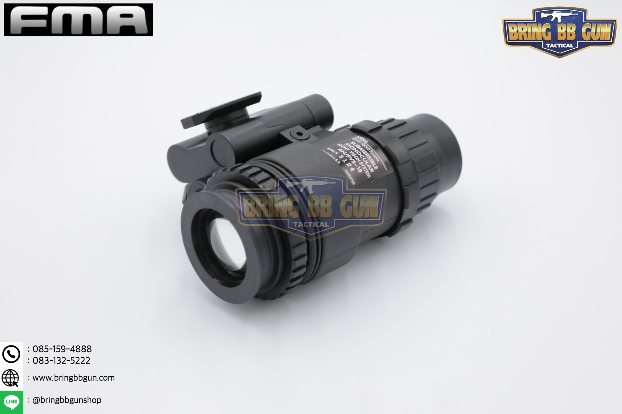 PVS 18 NVG Dummy (Night Vision Goggles Dummy Version) กล้องไนท์วิชั่น (ตาเดียว) กล้องส่องกลางคืน (ตาเดียว) ยี่ห้อ FMA