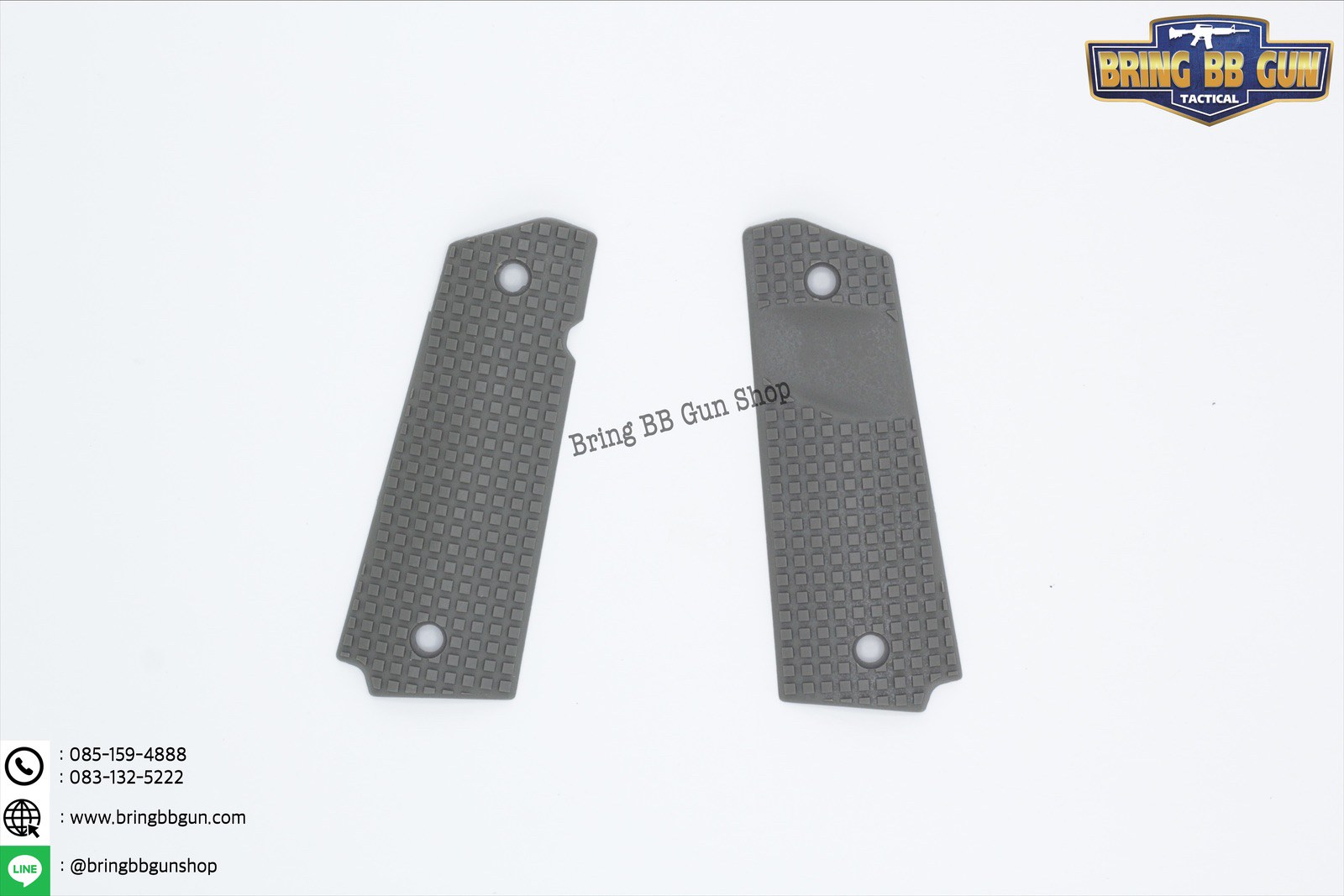 ประกับปืน M1911 รุ่น F02 (ลายสี่เหลี่ยมใหญ่)