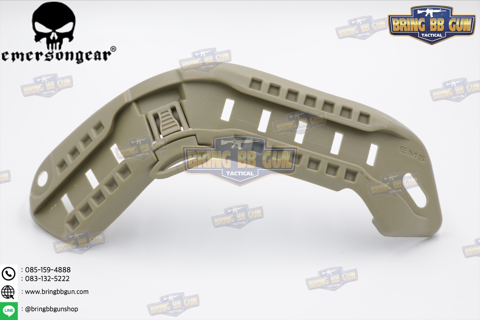 รางข้างหมวก Mich2000 ยี่ห้อ Emerson (EmersonGear ACH-MICH ARC Helmet Mount)