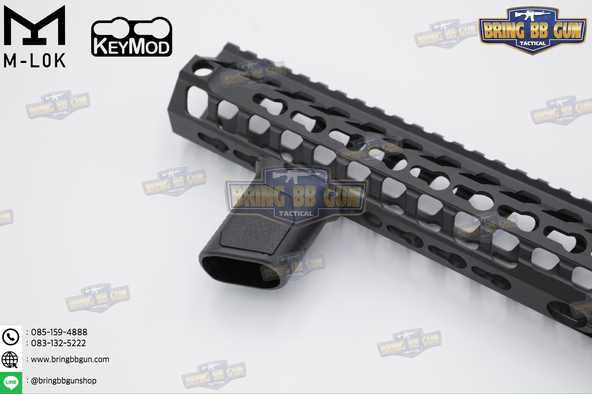 กริ๊ปมือหน้า STRIKE AVG (รุ่นสั้น) (ใช้ได้กับชุดหน้าระบบราง M-Lok และ ระบบราง Keymod เท่านั้น)