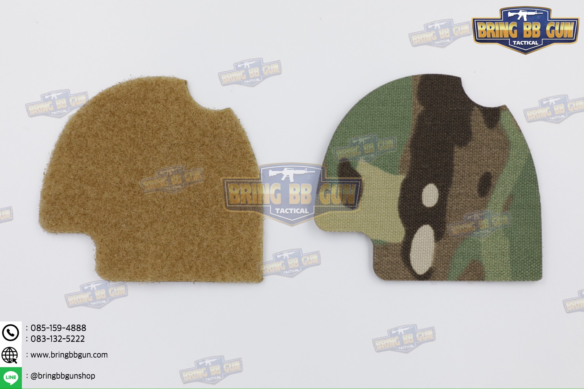 สติ๊กเกอร์ตีนตุ๊กแกลายพรางติดหูฟัง Comtac III (Comtac III Camp Skin Set) (Velcro For Headphone)