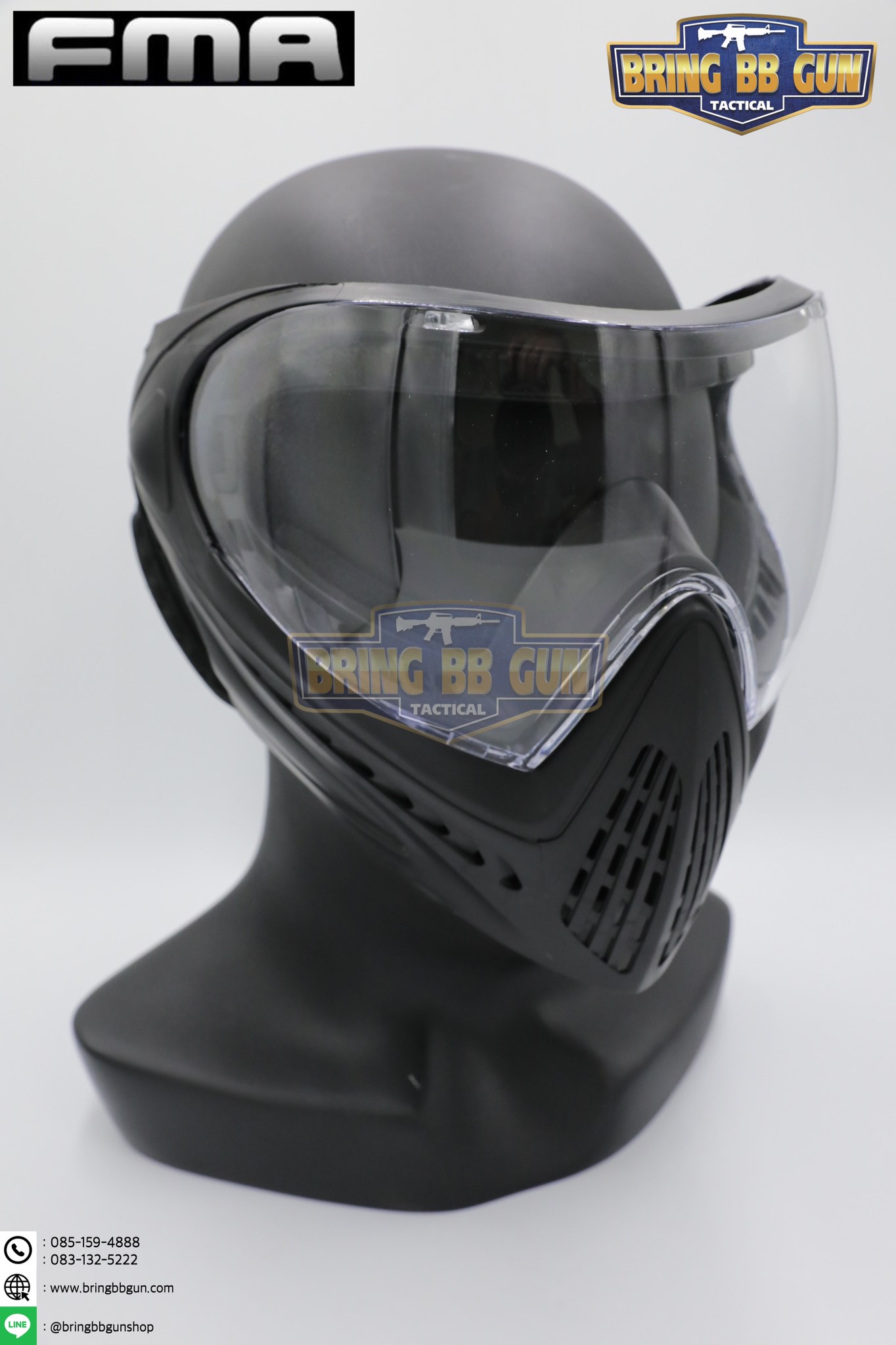 เลนส์หน้ากาก F1 ยี่ห้อ FMA รุ่น เลนส์1ชั้น