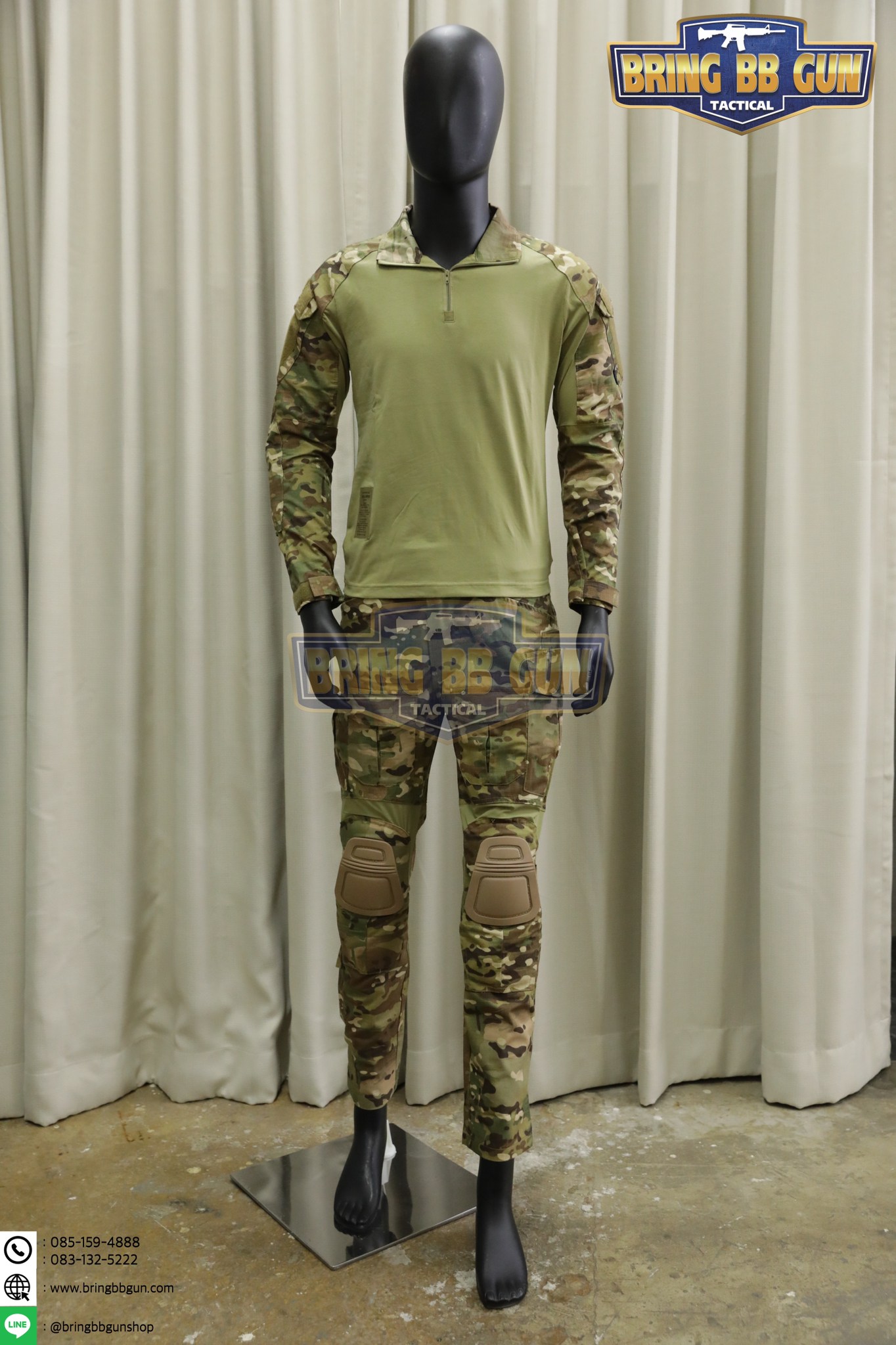 ชุดคอมแบทสูท Gen3 (Combat Frog Suit G3) (เสื้อ+กางเกง+สนับเข่า+สนับศอก)