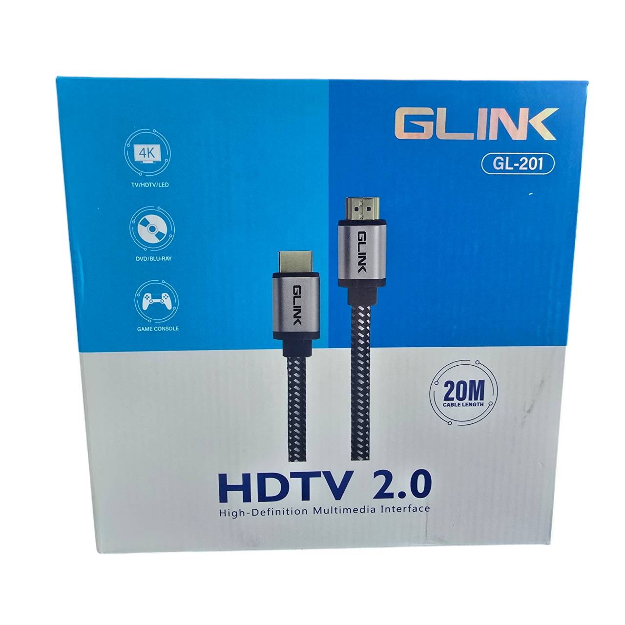 Glink HDMI Cable 4K GL-201 (V2.0) ยาว 20 เมตร ออกใบกำกับภาษีได้