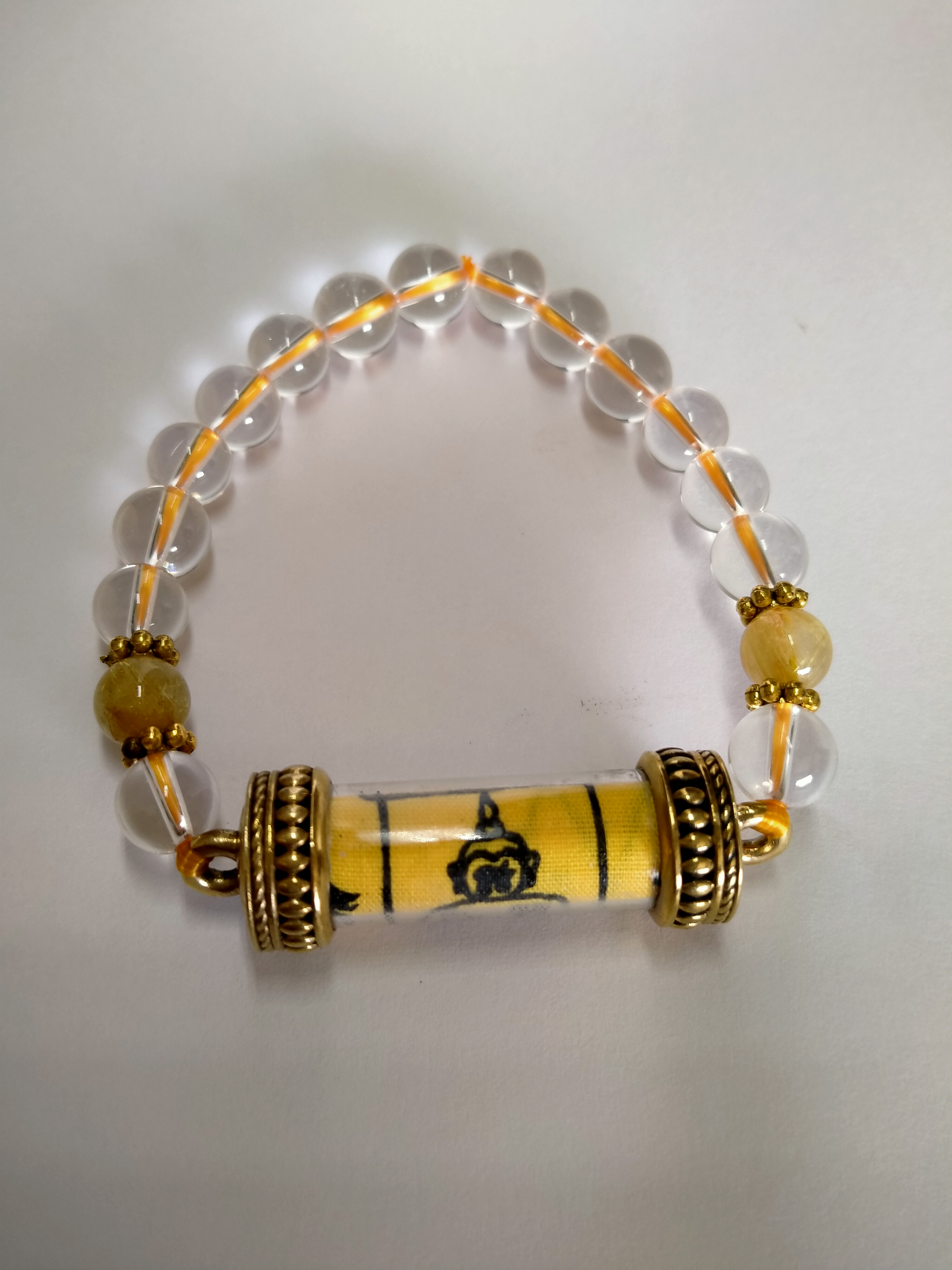 สร้อยข้อมือยันต์เกราะแก้วจักรพรรดิ์ วัดพุทธพรหมยาน