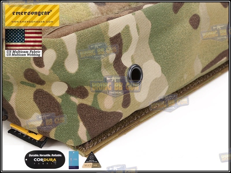 กระเป๋าจิงโจ้ติดเสื้อเวส ทรงสี่เหลี่ยม ยี่ห้อ Emerson (Emersongear Tactical Action Pouch) (Armor Carrier Drop Pouch) (Lower Accessories Pouch) (Drop Pouch)