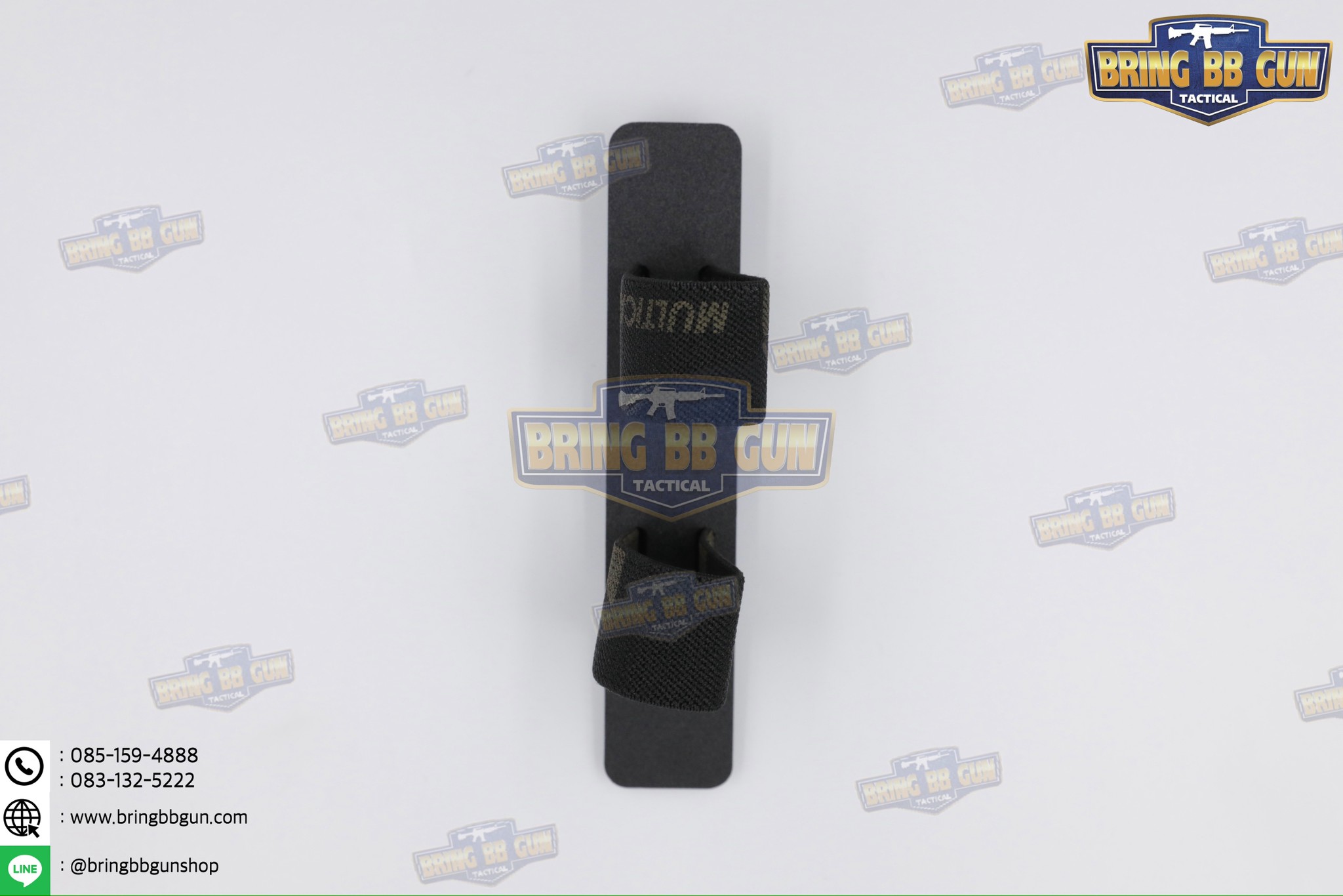 สายรัดเก็บทูนิเก้ แบบMolle ติดเข็มขัดยุทธวิธี/เสื้อเวส ยางยืด(สำหรับเก็บทูนิเก้) แบบMolle ติดเข็มขัดยุทธวิธี/เสื้อเวส สายรัดจัดเก็บอุปกรณ์ทูนิเก้ แบบMolle (Belt Mounted Elastic Tourniquet) (Elastic TQ Holder) (Tourniquet Holder)