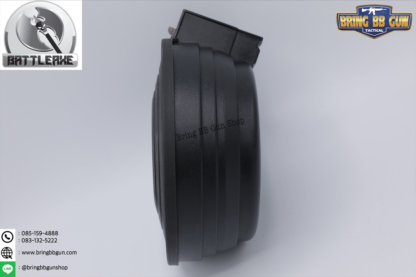 แม็กกาซีน AK47 แบบไฟฟ้า ทรง เต้า(เดี่ยว) (AK47 Drum Electirc Magazine)